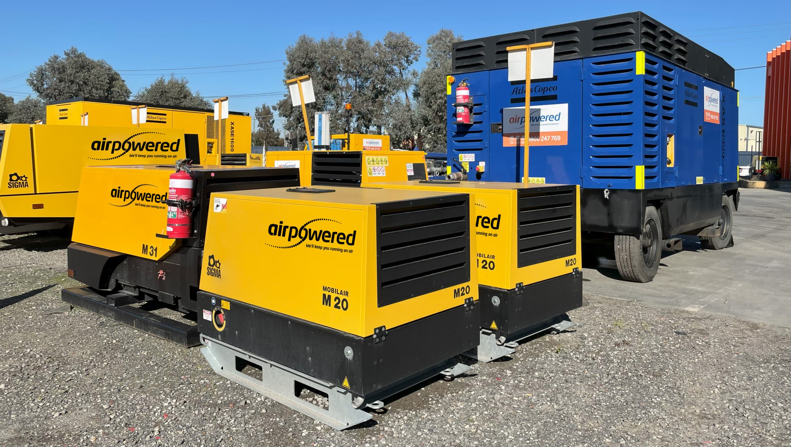 Preowned compressors available from Air Powered Services