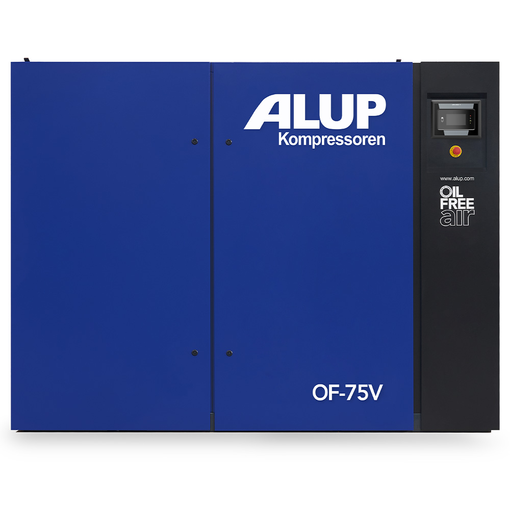 ALUP OF75V Oil Free Compressor available from Air Powered